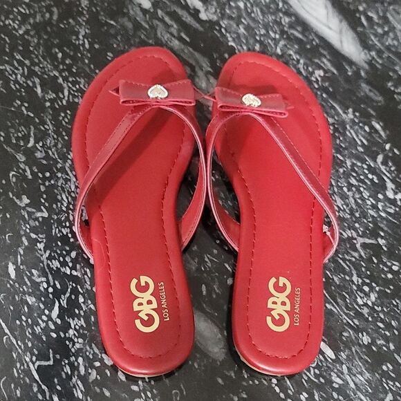 BRAND NEW GBG BOWNOT SLIP ON WOMENS FLAT SANDALS - Picture 6 of 14